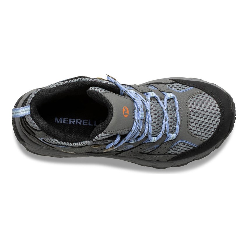 Bottes Merrell Moab 2 Mid Waterproof Grise Foncé Enfant | C.O.SVGX